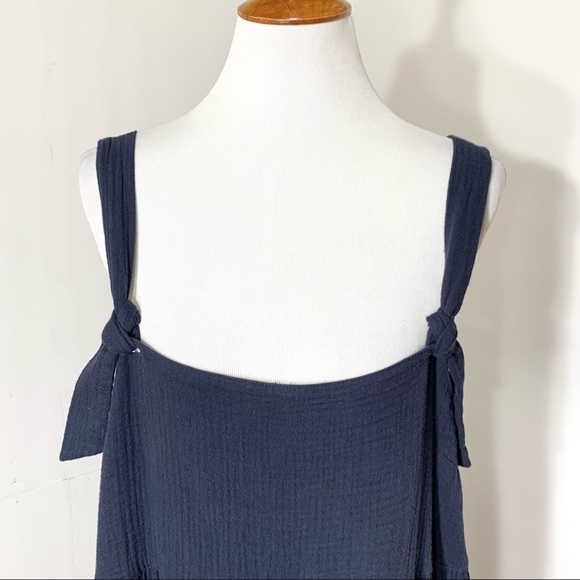 SOLD-Madewell Jumpsuit Slouchy Navy Blue Overalls - Picture 8 of 13